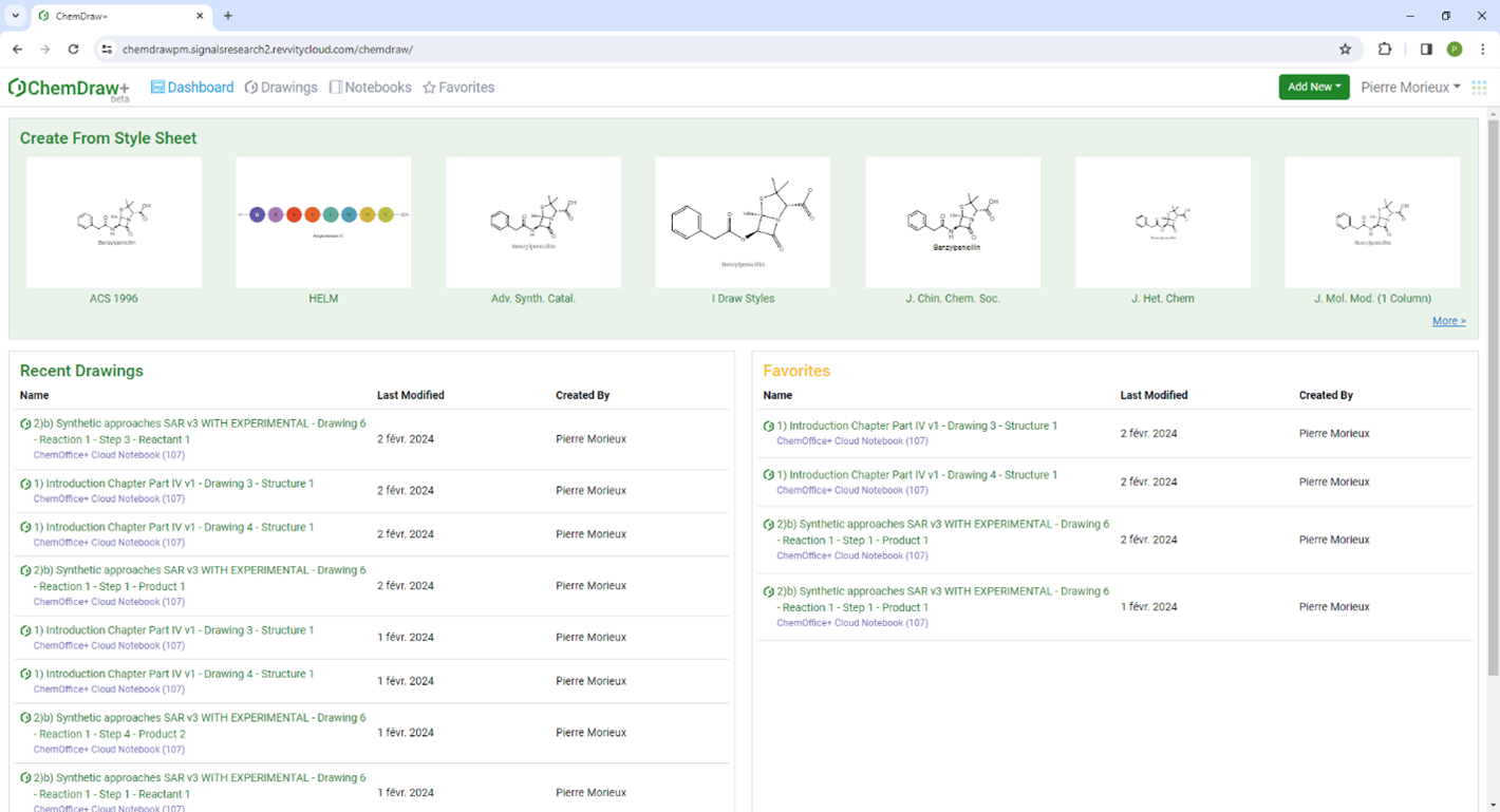 Find out more about Signals ChemDraw