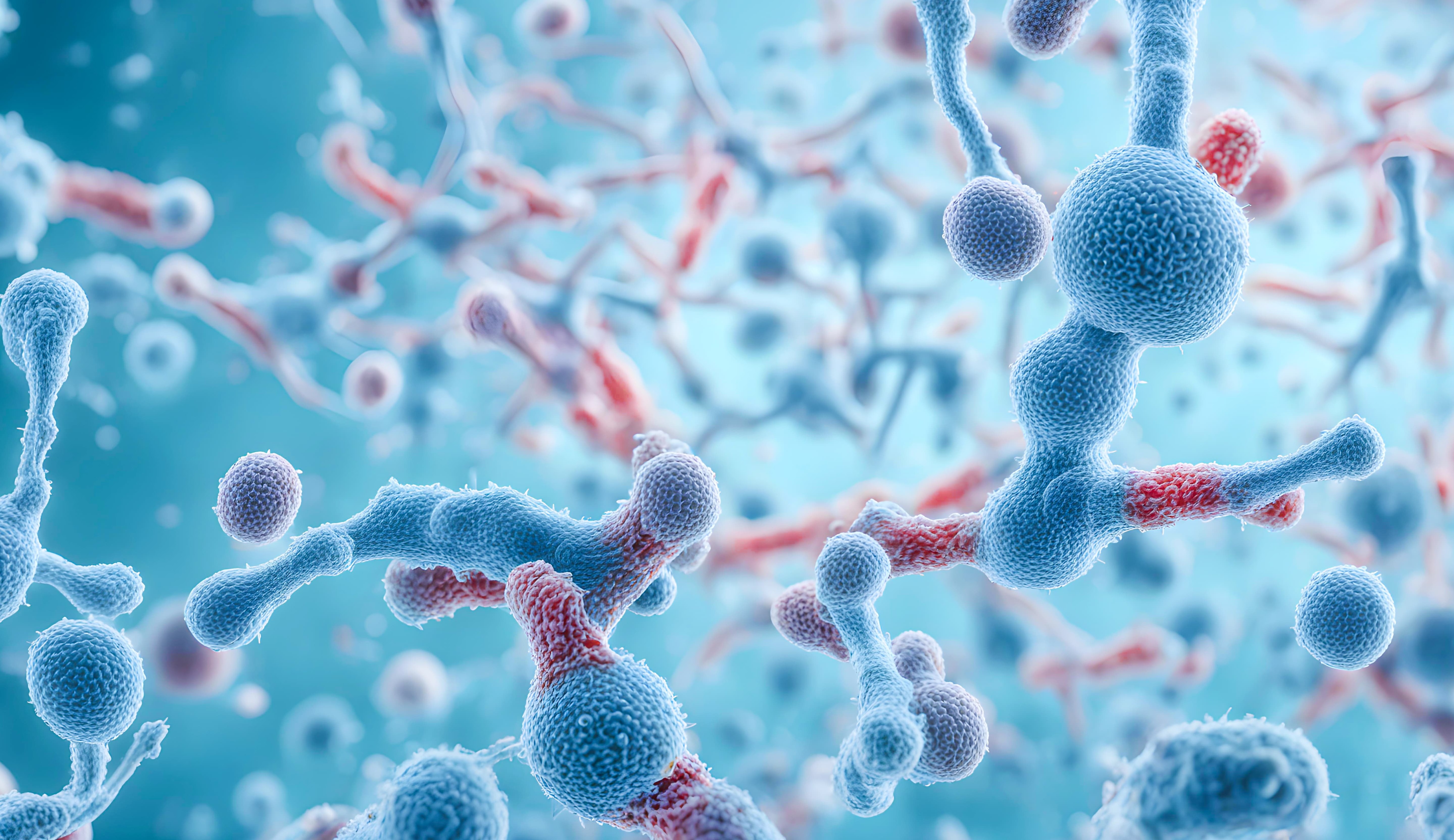 Innovation imperative article thumbnail - blue background with red and blue