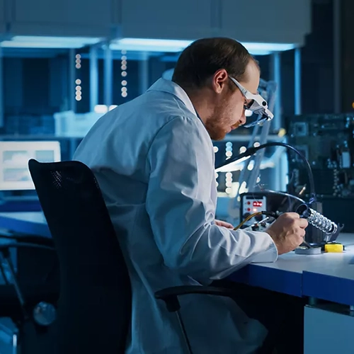 Scientist in the lab 
